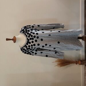 Boden Floral Velor Sweatshirt Dress